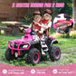 ELEMARA Kids ATV, 12V Kids 4 Wheeler Quad ATV Toy