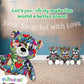 PLUSHOLOGY I Love Las Vegas Graffiti Teddy Bear Eco Friendly Stuffed Animal; Cuddly Soft Velboa Plush Animal for Kids 3 Years Old to mature-themeds; Child-Safe Embroidered Face Details (10 Tall When Seated)