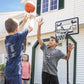 Franklin Sports Youth Basketball Hoop - Adjustable Portable Indoor/Outdoor System, 5' to 7' Height, 30 Backboard, Black/White