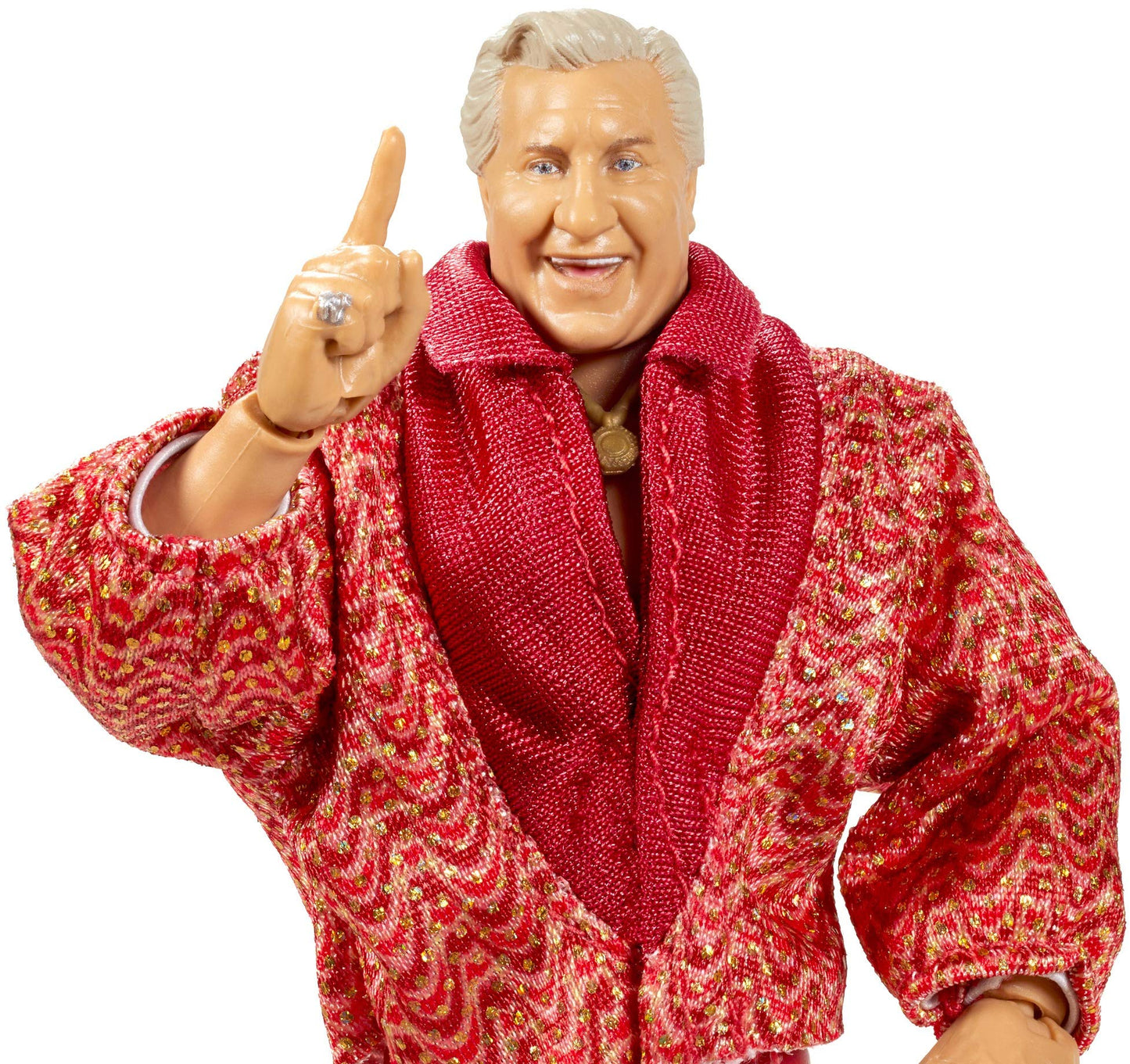 Wwe Mattel Elite Collection Classy Freddie Blassie Deluxe Action Figure With Realistic Facial Detailing, Iconic Ring Gear & Accessories