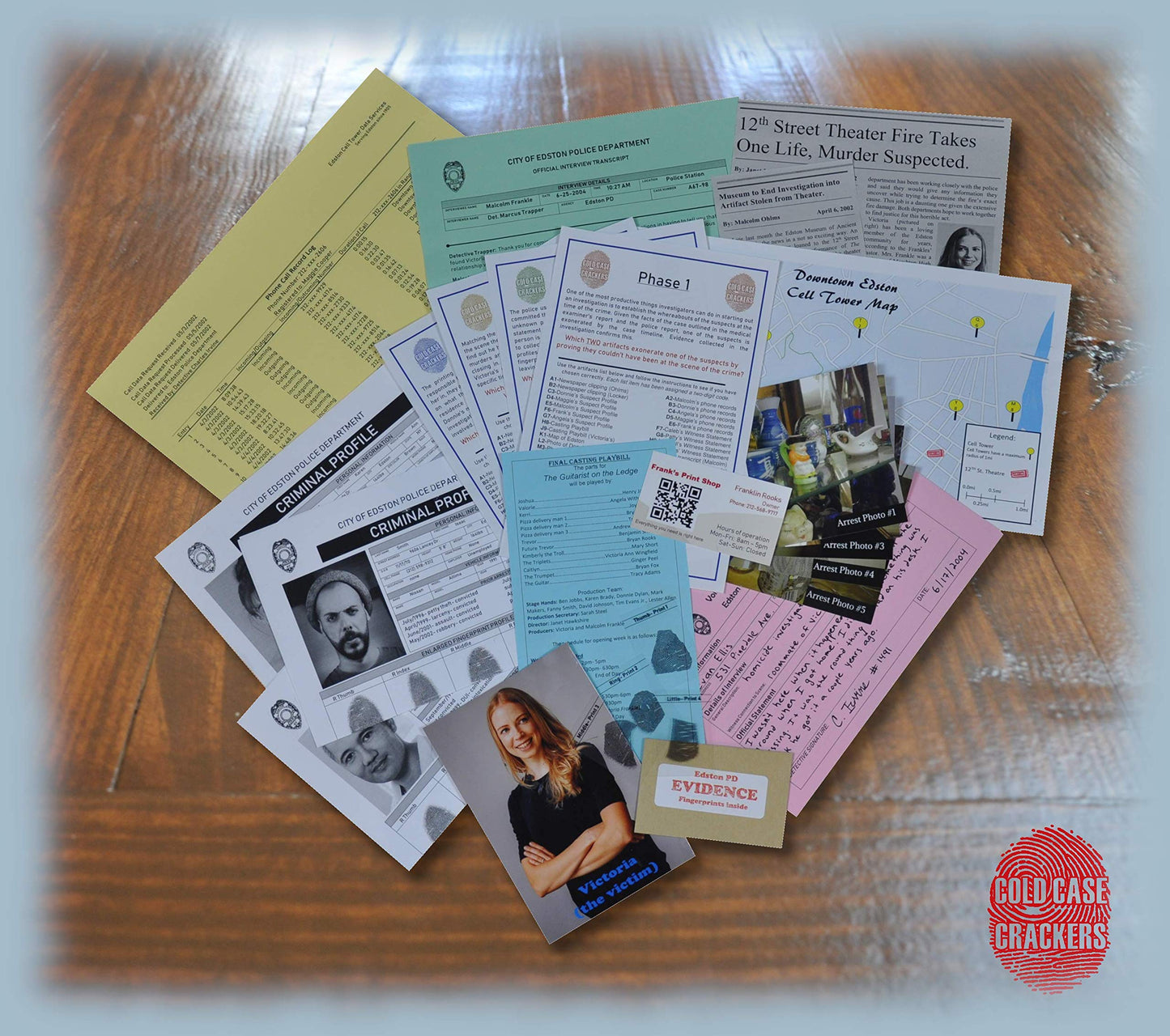 Cold Case ers | Murder Mystery Game | 12th Street Theater Case | Can You  The Case?