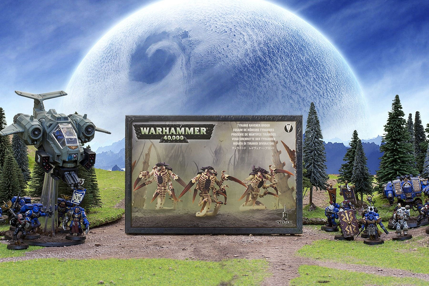 Tyranids Raveners Box Plastic Warhammer 40K 3 Models By Games Workshop