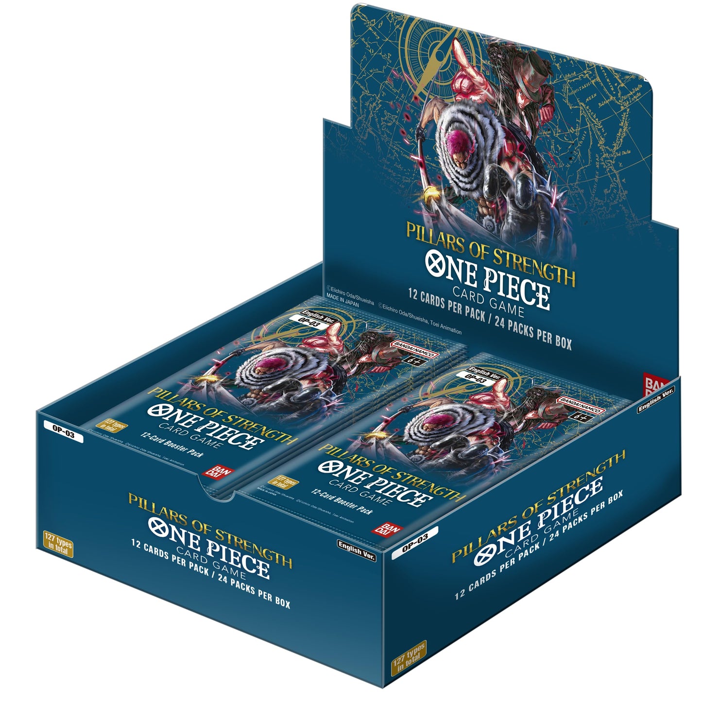 One Piece Tcg: Pillars Of Strength Booster Box [Op-03] (24 Packs) (Bcl2677479)