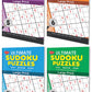 Set of 4 Ultimate Sudoku Puzzles  5,6,7,8 Large print for easy reading and solving [Paperback] SAWAN