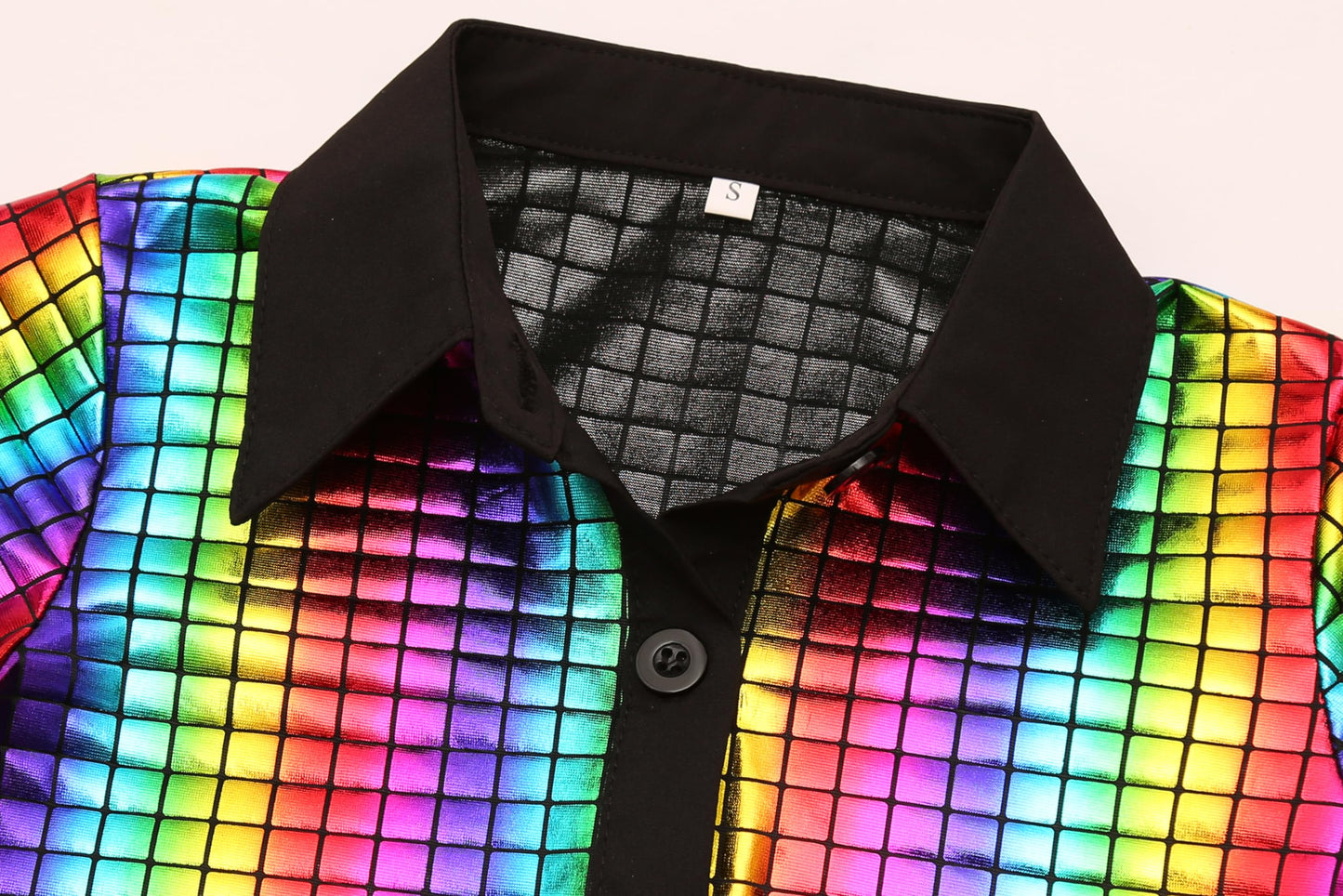 SIZGAROOT 70s Outfits for Boys Disco Costume Kids Halloween Party Dress Up (Multicolor, 5-7 Years)