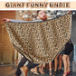 Zhanmai Funny Giant Underwear for Women - Classic Color, Polyester, Granny Panties Gag Gift, Adult Size