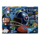 YouTheFan NFL Tennessee Titans Retro Puzzle - 500 Pieces, Cardboard, Team Colors, Model 0951513
