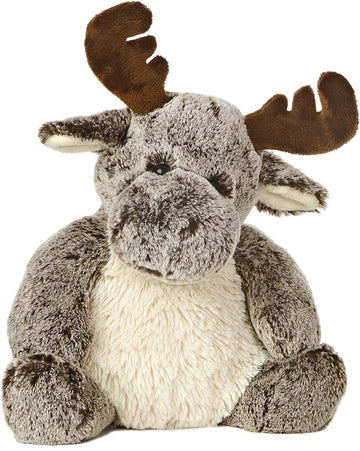 Aurora Snuggly Sweet & Softer Milo Moose Stuffed Animal - Comforting Companion - Imaginative Play - Brown 12 Inches