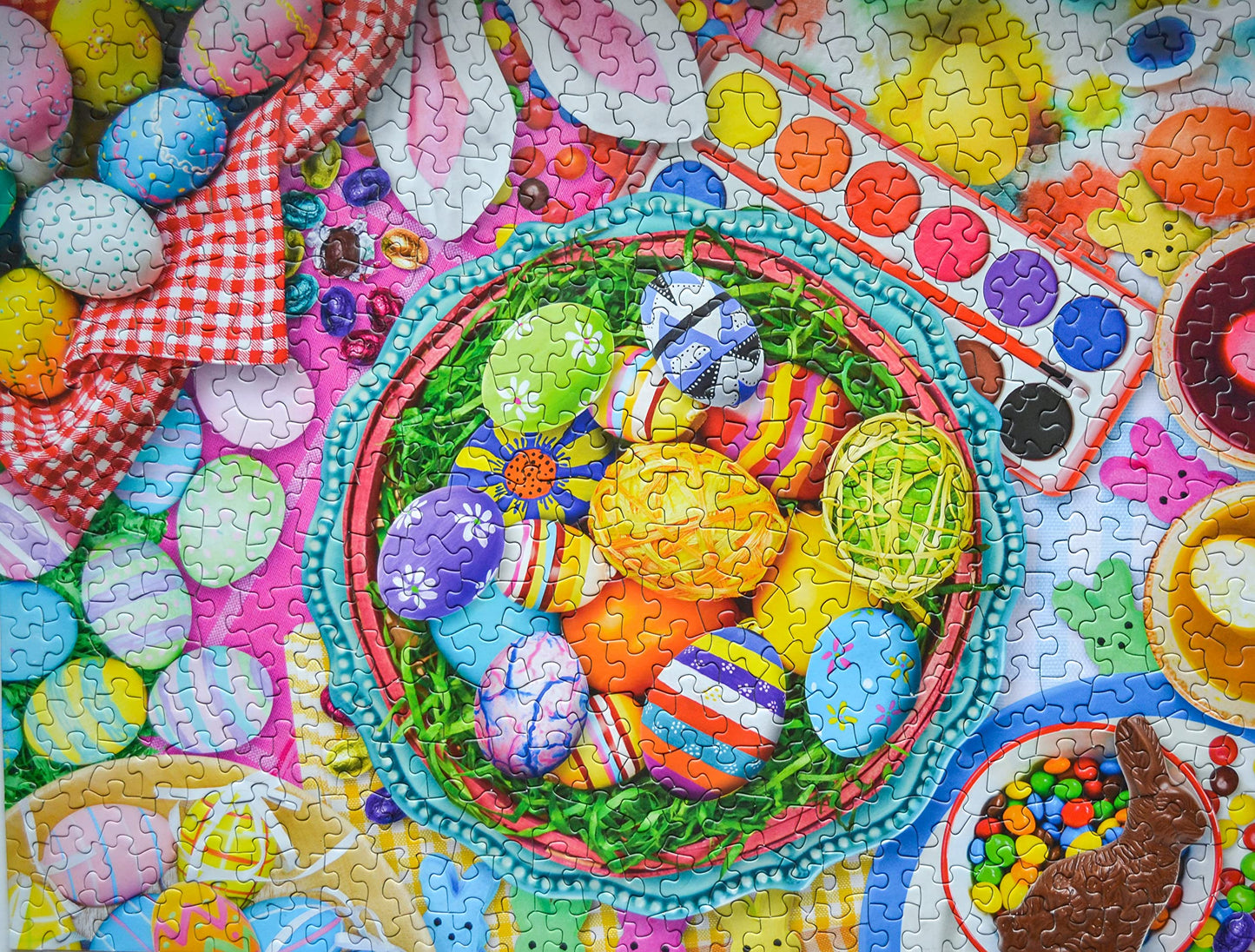 Springbok's 500 Piece Jigsaw Puzzle Extraordinary Easter Eggs - Made in USA