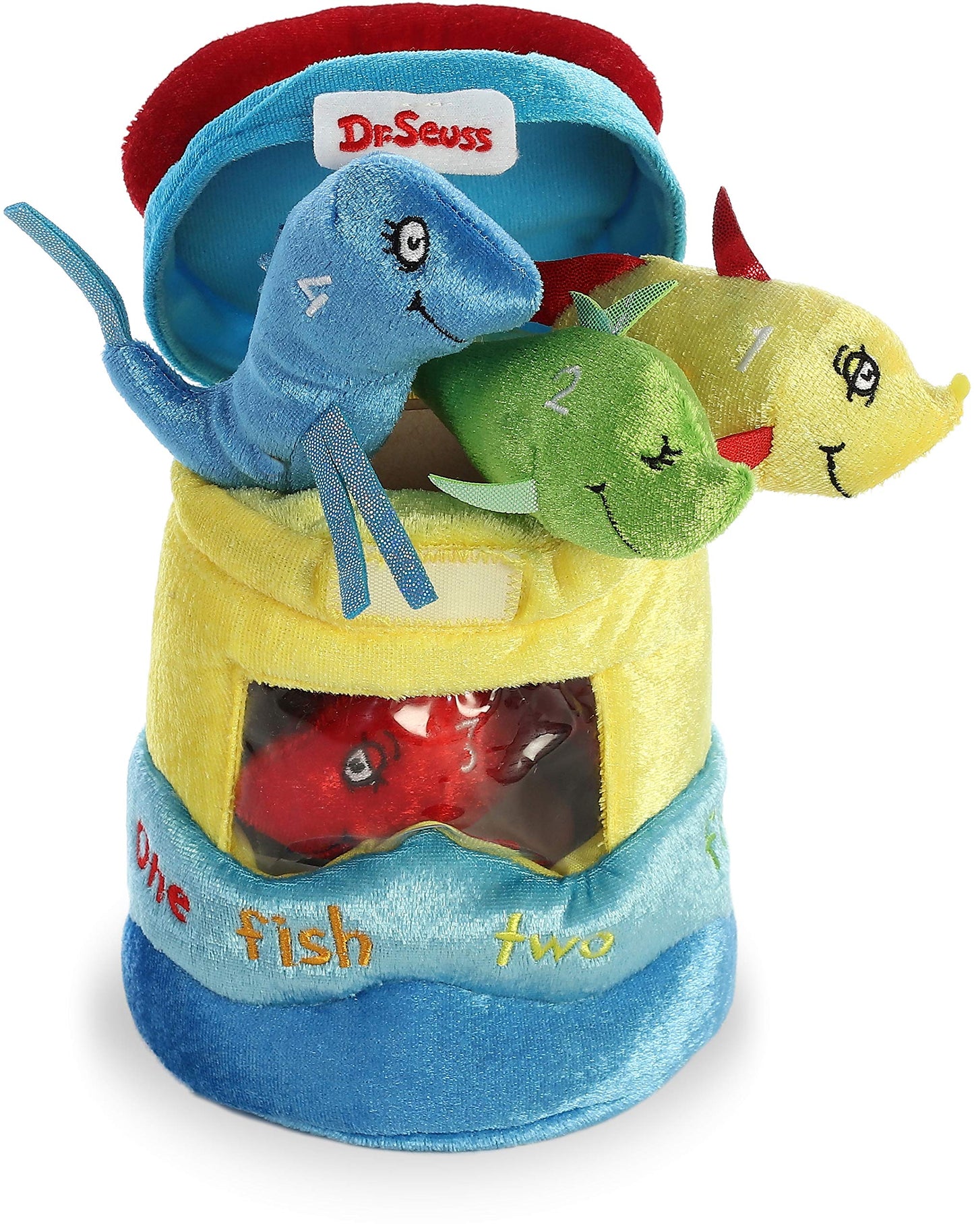 Aurora Whimsical Dr. Seuss Dr. Seuss Fish Playset Stuffed Animal - Magical Storytelling - Literary Inspiration - Multicolor 8 In