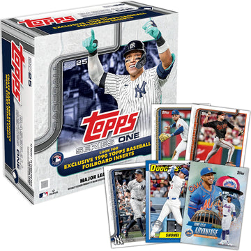 Topps 2025 Series 1 Baseball - Factory Sealed - Mega Box (224 Count, Mlb, Baseball Cards)