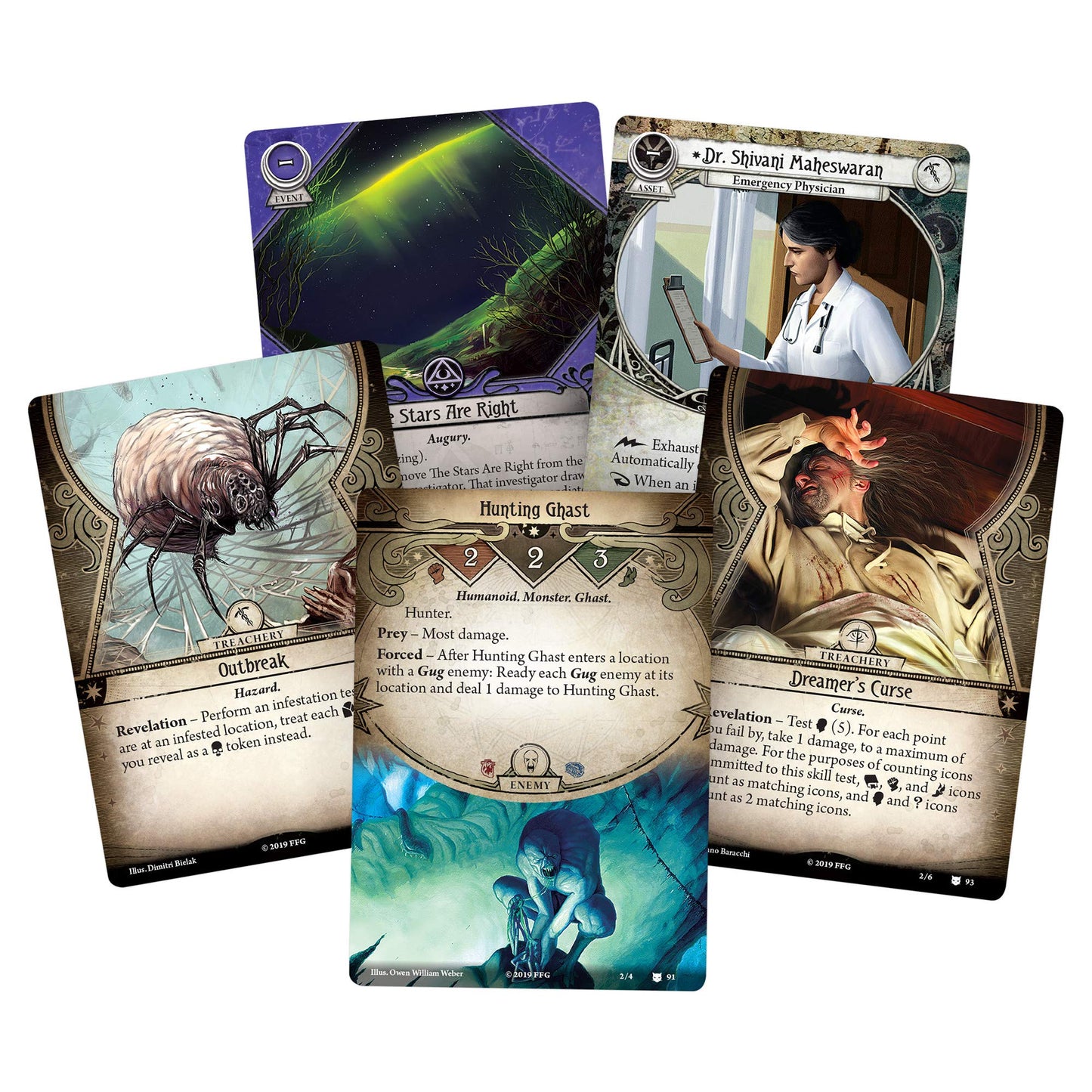 Fantasy Flight Games Arkham Horror The Card Game The Dream-Eaters Expansion - Explore The Hidden Realms of Wonder and Nightmares