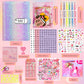 Nldohuto Diy Journal Kit For Girls,Diary For Girls With Lock,Diy Journal Set For Tween & Teen Girls, Stationery Set, Diary Suppl