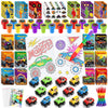 BenLouis 168Pcs Monster Truck Party Favors Truck Car Theme Coloring Books Crayons Sticker Set Bulk for Kids Racing Wheels Birthd