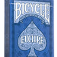 Bicycle Euchre Playing Card Deck - 9 Through Ace - Double Deck, Blue