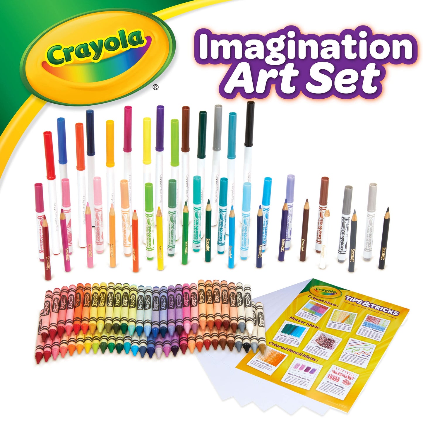 Crayola Imagination Art Set - 1 Count Plastic Art Supplies - Model 48666