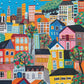 Cross & Glory 1000 Piece Jigsaw Puzzle - Bay Breeze & Bright Lights, Vibrant San Francisco Folk Art, 1.8mm Thick Cardboard
