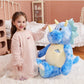 IKASA Giant Triceratops Plush Toy, 30" Soft Dinosaur Stuffed Animal, Fluffy Polyester, Gifts for Kids