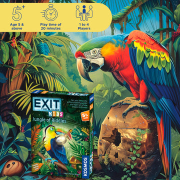 EXIT: The Game - Jungle of Riddles | Brainteasers |Kid's Activity  Cooperative Game | Quick Game
