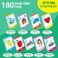 180 Toddler Learning Flashcards, Educational Tool For Preschoolers