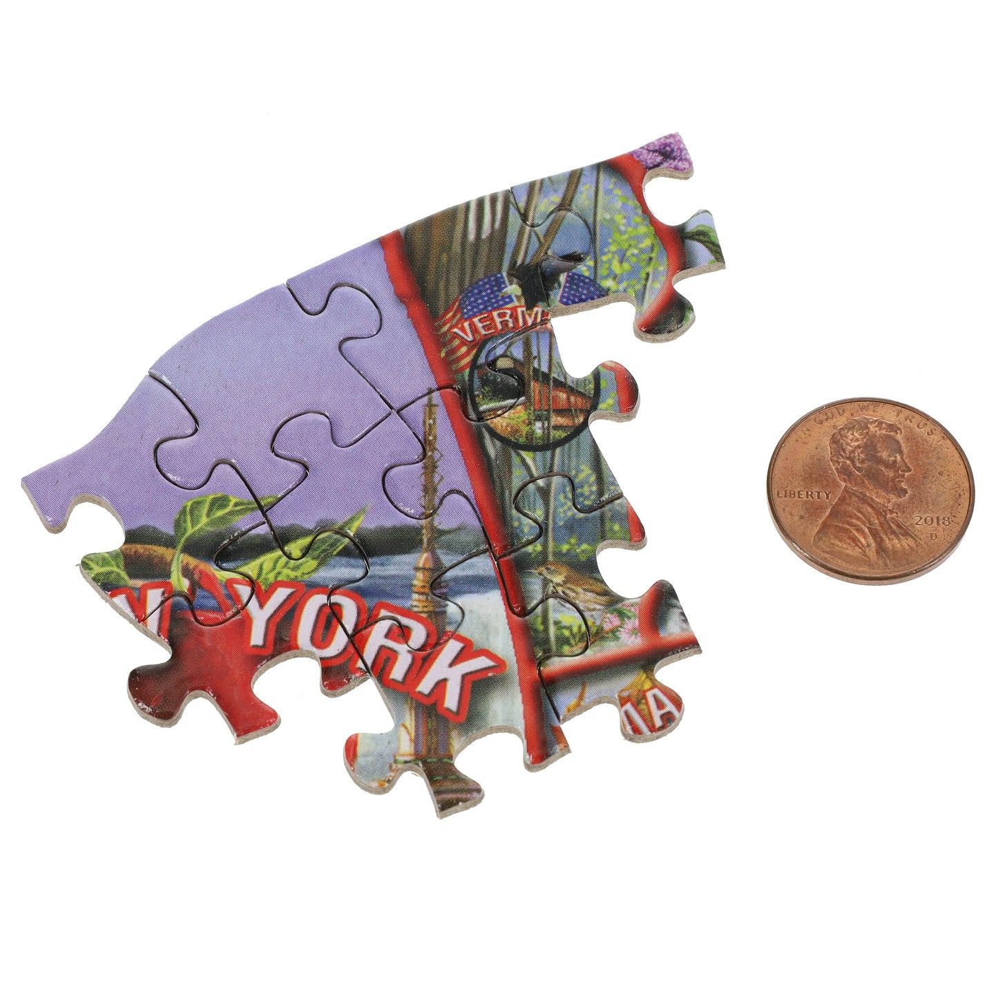 Tdc Games American Vintage Postcards Jigsaw Puzzle, 1000 Pieces In The Shape Of The Usa