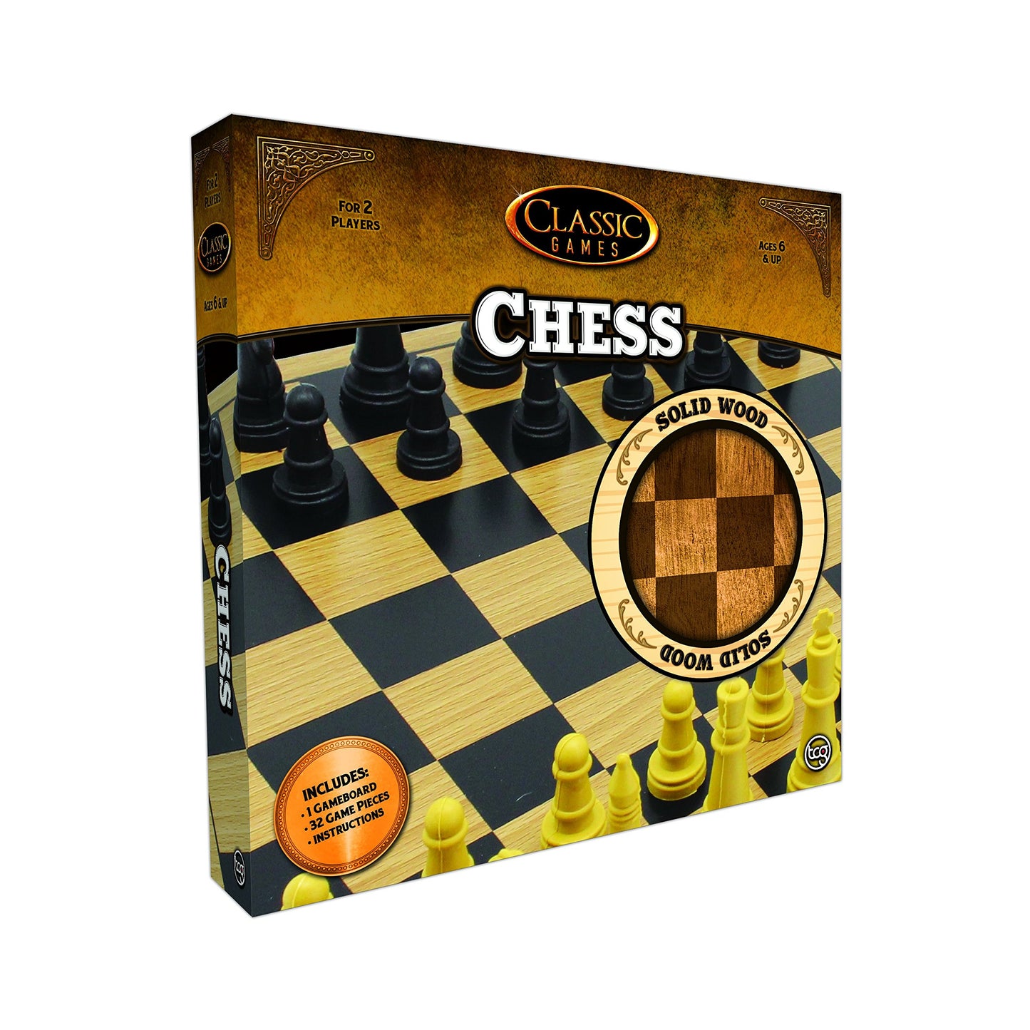 The Canadian Group Tcg Toys Solid Wood Chess Set, 10'