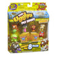 THE UGGLYS PET SHOP Toy Figure Set, 8-Pack, Small, Plastic, Model 19409