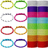 Friendship Bracelets Rope 168 Bracelets in 8 Assorted Colors Adjustable Bracelets for Kids Neon Rope Woven Friendship Bracelets
