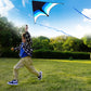 Syncfun Large Delta Kite Gradient Blue- Easy To Fly For Kids And Adults, Beach Kite With 328 Ft String For Outdoor Games And Act