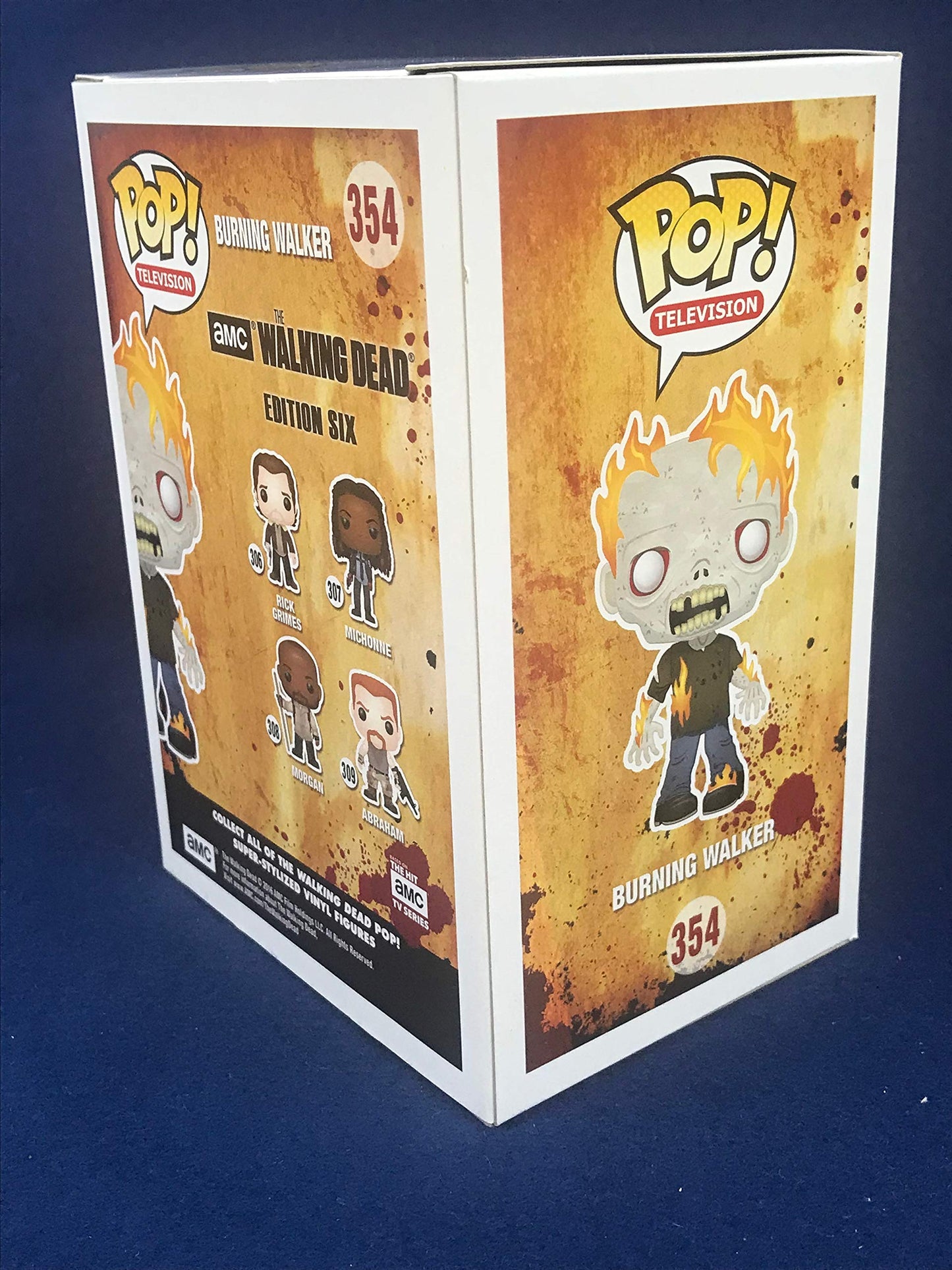 Funko Pop Tv: The Walking Dead - Burning Walker 2016 Sdcc Exclusive Vinyl Figure