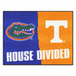 FANMATS 18676 Florida / Tennessee House Divided Rug - 34 in. x 42.5 in.