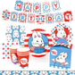 Max and Ruby Party Supplies Set - 66 Piece Standard Birthday Party Decoration Pack, Perfect for 8 Guests, by Prime Party