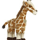 Aurora® Realistic Miyoni® Giraffe Stuffed Animal - Lifelike Detail - Cherished Companionship - Brown 17.5 Inches