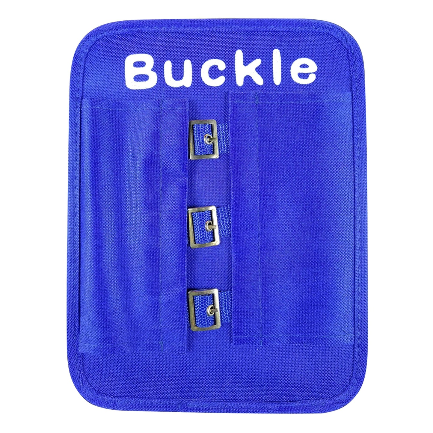 LST LISKTO Dress Learning Boards for Preschool - Teach Buttoning, Buckling, Zipping, and Tying - Medium, Assorted Fabric