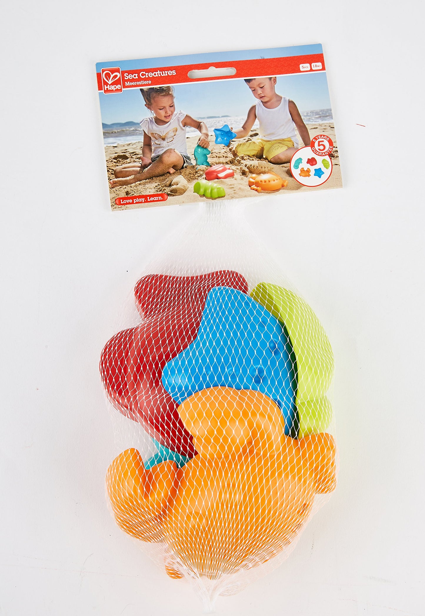 Hape Sea Creatures Sand And Beach Toy Set Toys, Multicolor