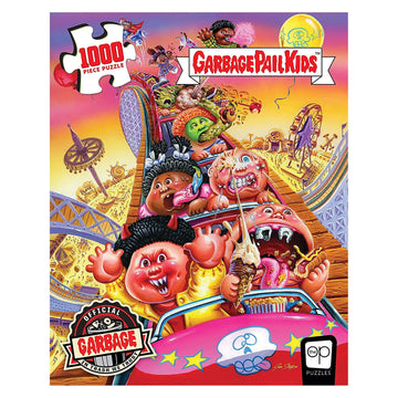 Garbage Pail Kids Thrills And Chills 1000 Piece Jigsaw Puzzle | Officially Licensed Garbage Pail Kids Merchandise | Collectible Puzzle Featuring Original Gpk Favorites