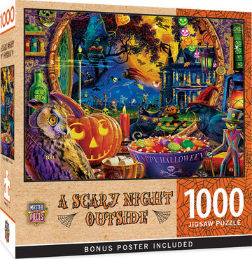 A Scary Night Outside 1000 Pc
