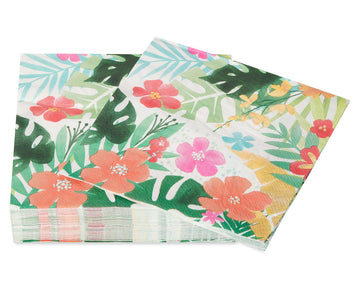 American Greetings Tropical Luau Party Supplies, Lunch Napkins (50-Count)