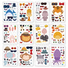 24 Sheets 8.27''  5.9'' Make Your Own Animals Stickers For Kids Toddlers, Make A Face Stickers For Kids Party Favors Activities