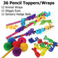 Super Secret Surprise Sack 36 Fun Pencil Topper Fidgets with 1