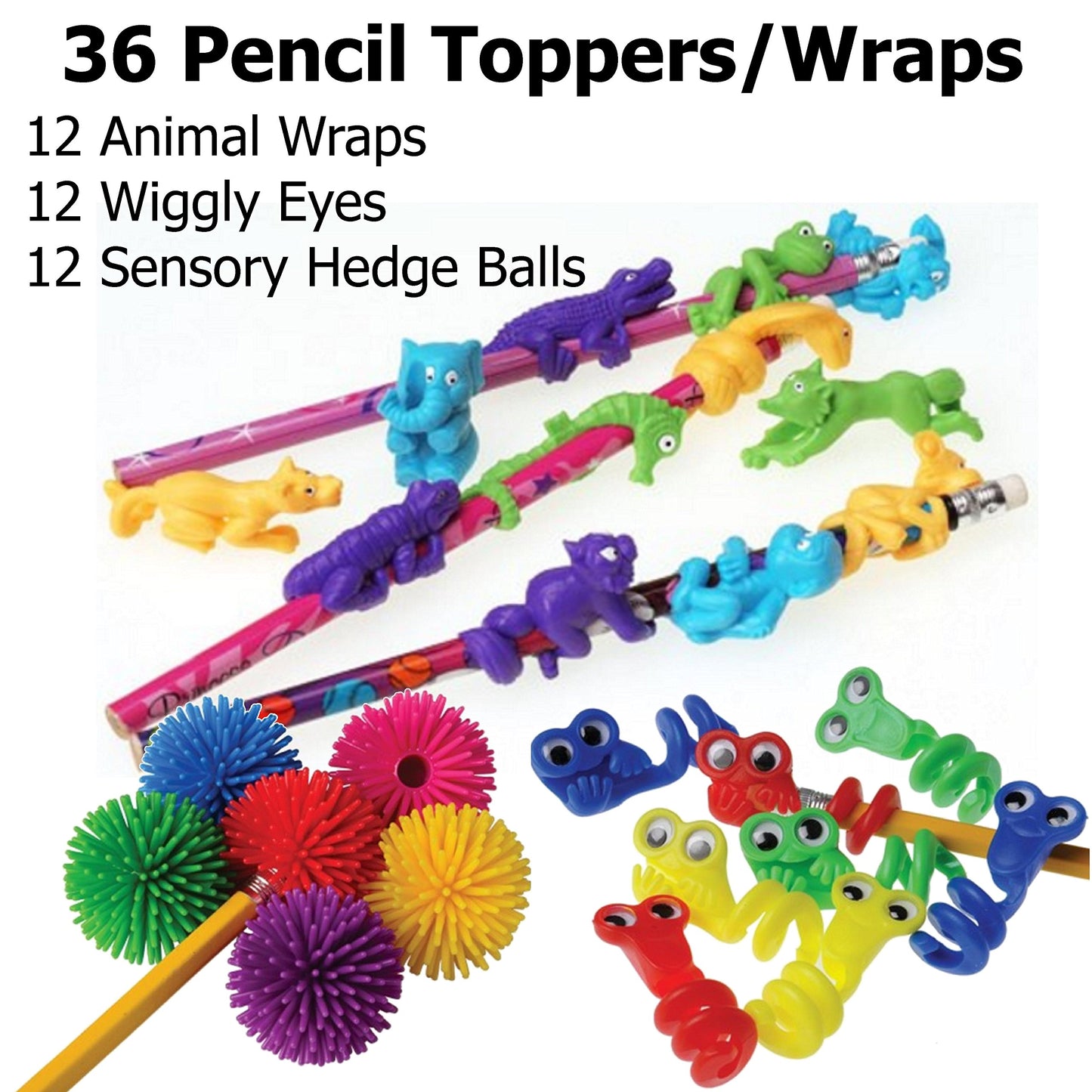 Super Secret Surprise Sack 36 Fun Pencil Topper Fidgets with 1