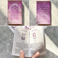 Tirlano 78 Tarot Cards With Guide Book - Tarot Deck Gift Set With Tarot Cloth, Chakra Stones & Tarot Bag, Purple Tarot Cards For