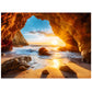 500 Pieces Puzzles For Adults Jigsaw Puzzle Beach Sea Cave Sunset Puzzle For Children Elderly, Recycled Paper Puzzle 500 Pieces,