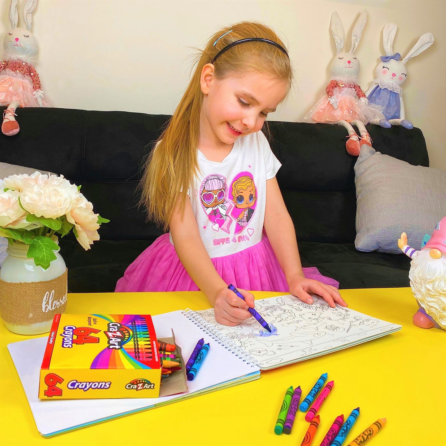 500Pcs+ Stickers/Coloring Book For Toddlers 2-4, Around My Town Stickers Book 12 Scenes,12 Coloring Pages Air Plane Activity For