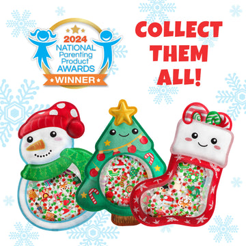 Vango Bizyboo - Toddler Preschool Learning Activity - Teach Objects And Words With This Educational Seek & Find Sorting Toy – For Ages 2 And Up - Stocking Stuffer - Christmas (Tree)