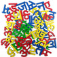 Mfm Toys Magnetic Wooden Hindi Alphabets And Matras (Small Magnet Backing)- Multi Color
