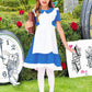 Girl Alice Dresses With White Apron Dress Halloween Blue Maid Princess Dresses 11-12 Years