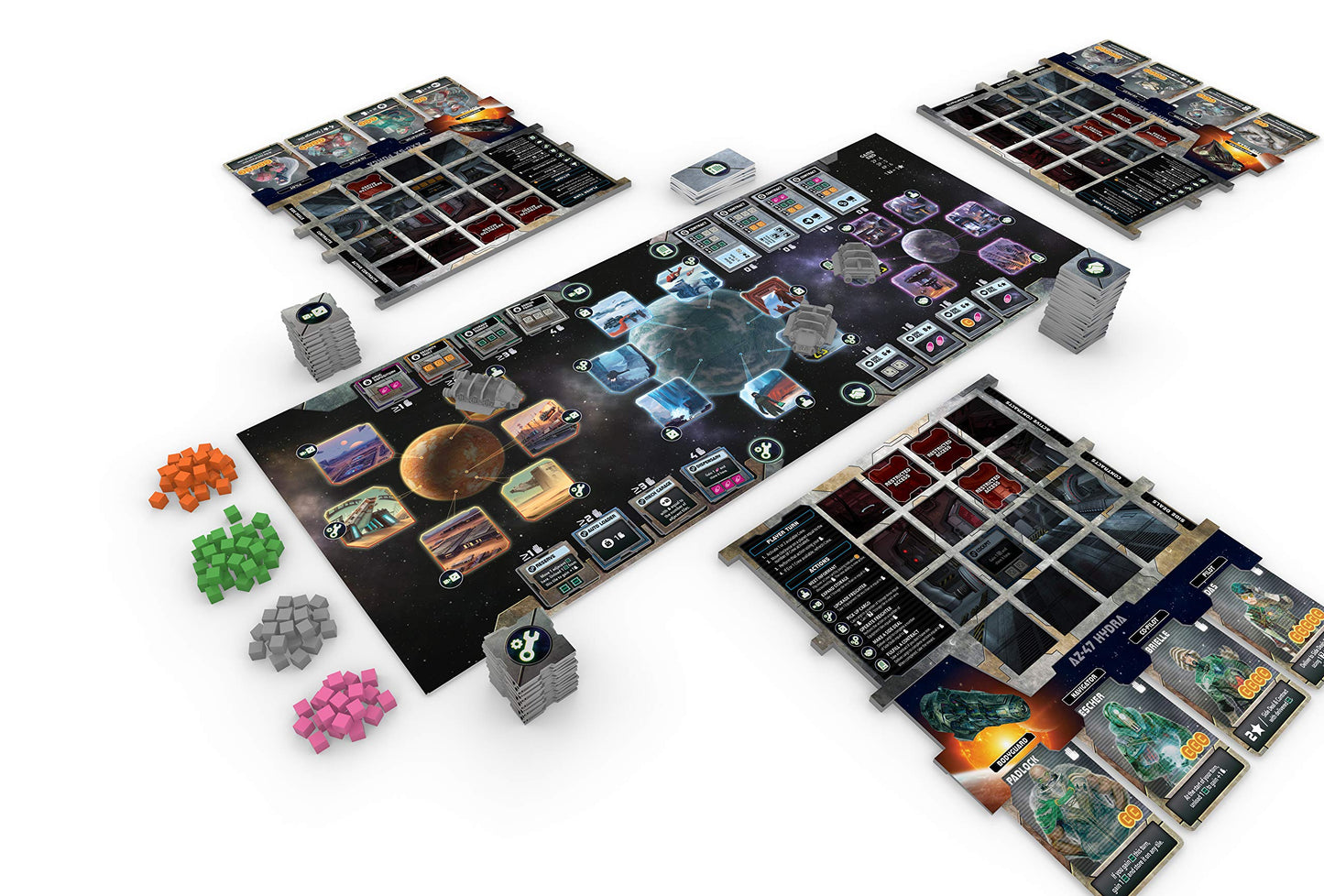 Aeg Alderac Entertainment Group Scorpius Freighter, Board Game, Smuggle Goods And Passengers, Gain Wealth, Avoid The Authorities, 2-4 Players, 45-75 Mins, Ages 14+,