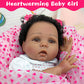 Milidool Black Reborn Baby Dolls Girl Lifelike Weighted African American Newborn Girl Dolls 22 Inch Baby Dolls That Look Real Gi
