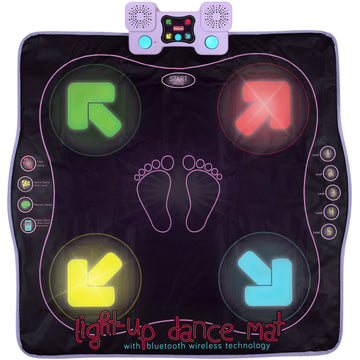 Kidzlane Electronic Dance Mat For Kids 8-12, Wireless Kids' Dance Mat With Bluetooth/Aux, Built-In Music, 5 Challenge Levels, 4 Modes, Interactive Toys For Kids Ages 6 And Up